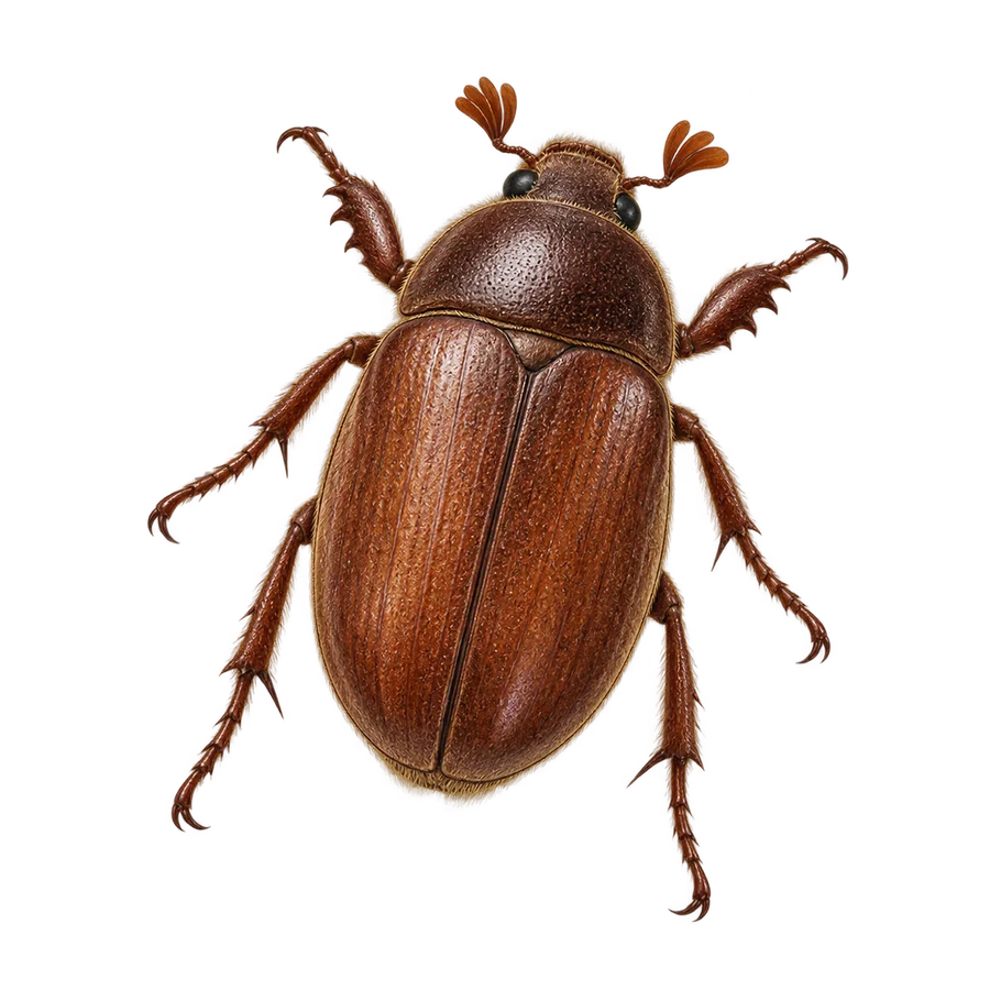 May/June beetle illustration