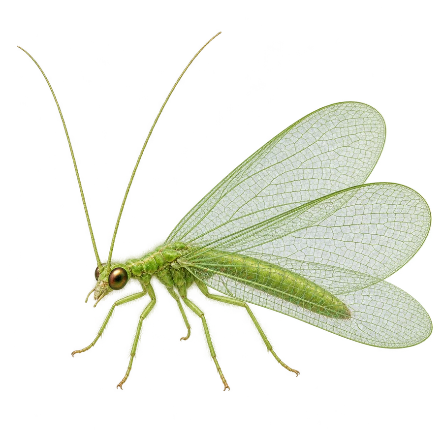 Green lacewing illustration