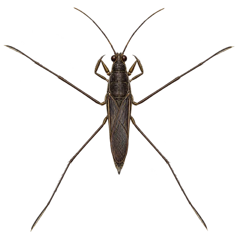Water strider illustration